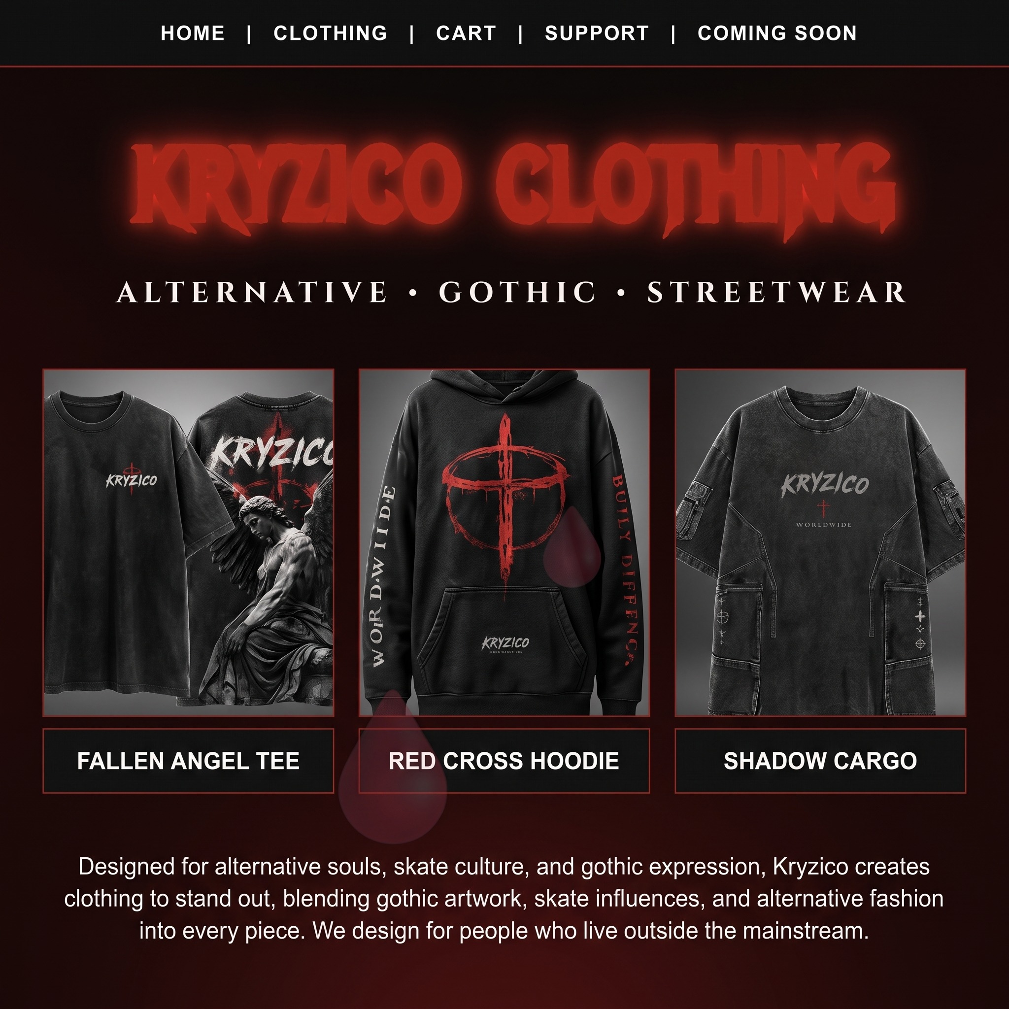 Kryzico website design preview